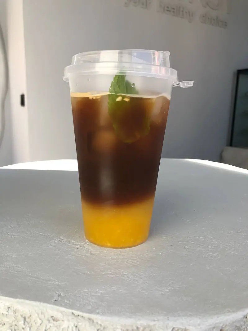 iced orange americano