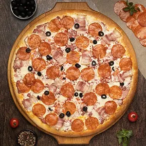 Мясная 30 см классическое тесто