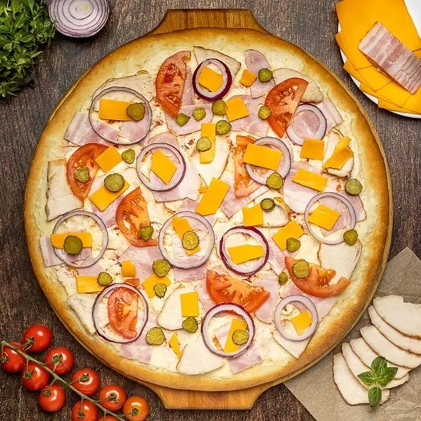 Чизбургер 30/40 см тонкое или классическое тесто