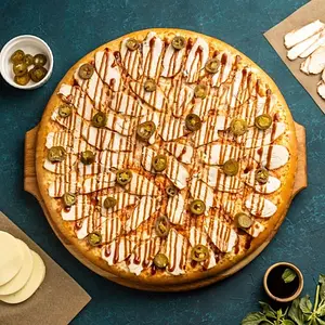 Курица террияки 30 см классическое тесто