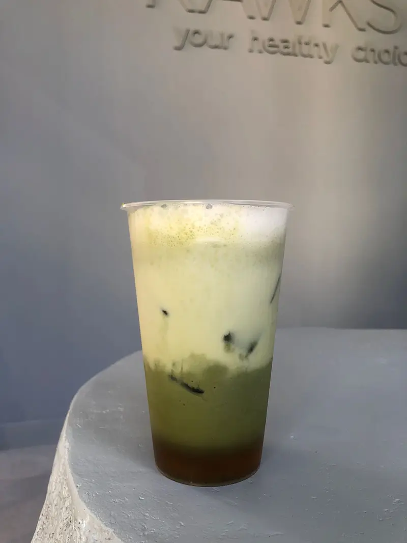 Матча Жасмин на кокосовом молоке 