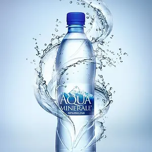 Вода аква минерале без газа/ с газом 0,5 л